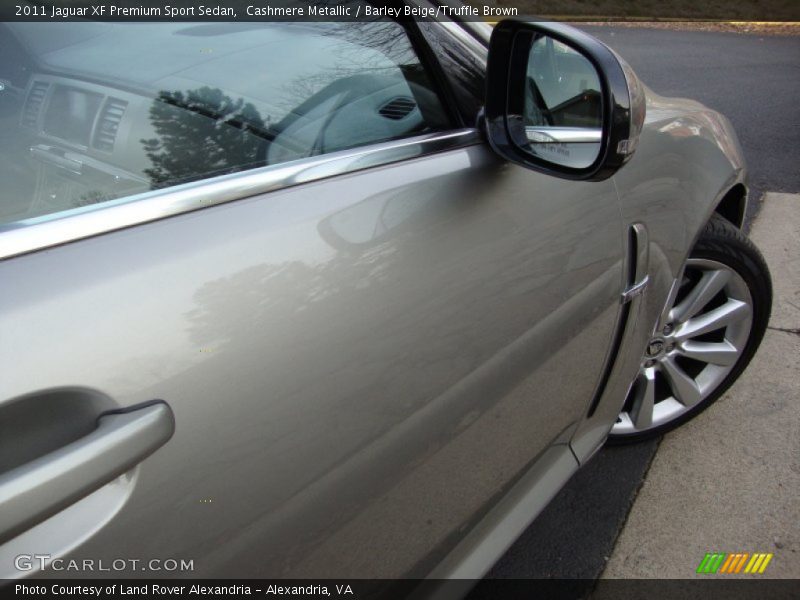 Cashmere Metallic / Barley Beige/Truffle Brown 2011 Jaguar XF Premium Sport Sedan