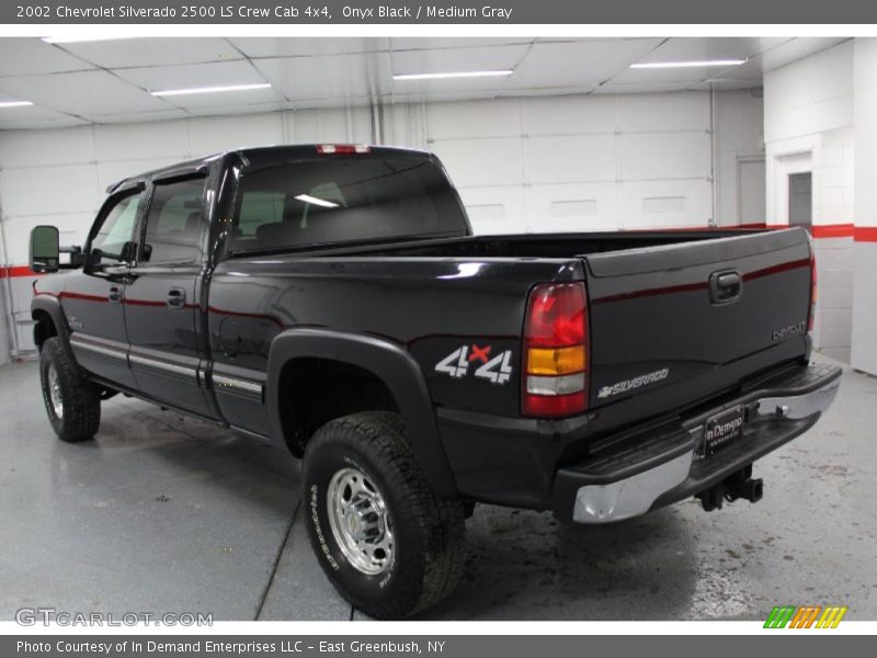 Onyx Black / Medium Gray 2002 Chevrolet Silverado 2500 LS Crew Cab 4x4