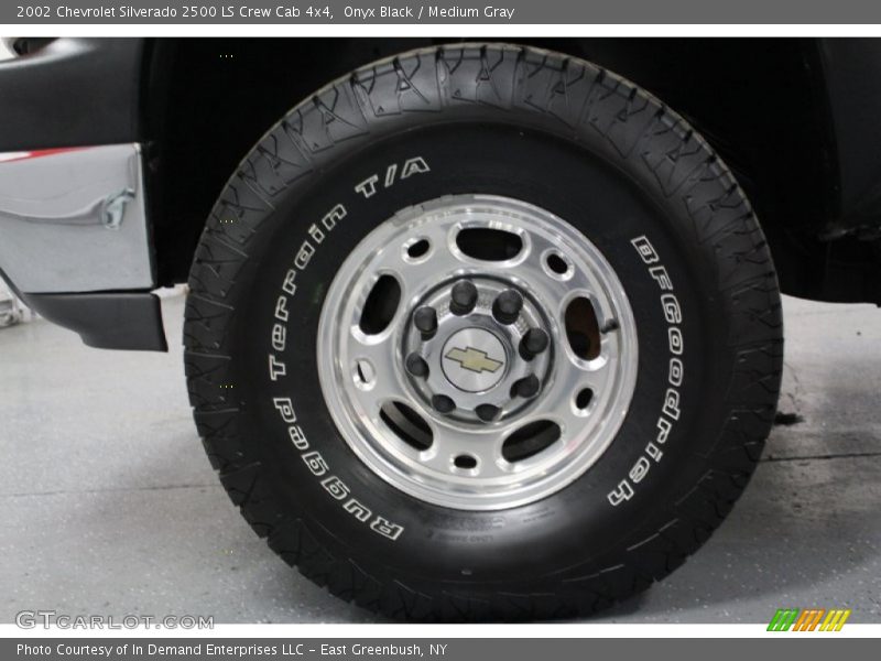 Onyx Black / Medium Gray 2002 Chevrolet Silverado 2500 LS Crew Cab 4x4