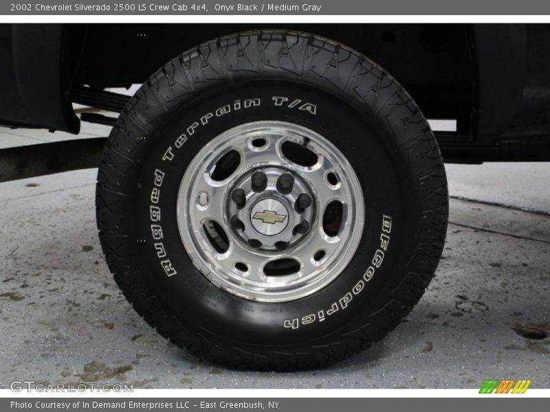 Onyx Black / Medium Gray 2002 Chevrolet Silverado 2500 LS Crew Cab 4x4