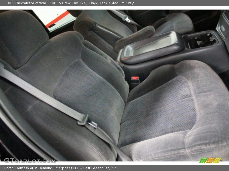 Onyx Black / Medium Gray 2002 Chevrolet Silverado 2500 LS Crew Cab 4x4