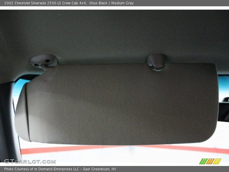 Onyx Black / Medium Gray 2002 Chevrolet Silverado 2500 LS Crew Cab 4x4