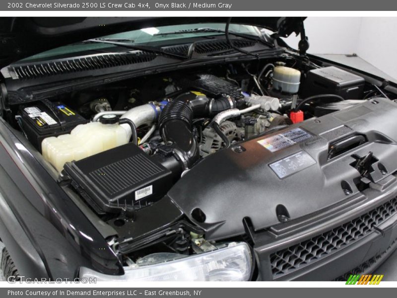Onyx Black / Medium Gray 2002 Chevrolet Silverado 2500 LS Crew Cab 4x4