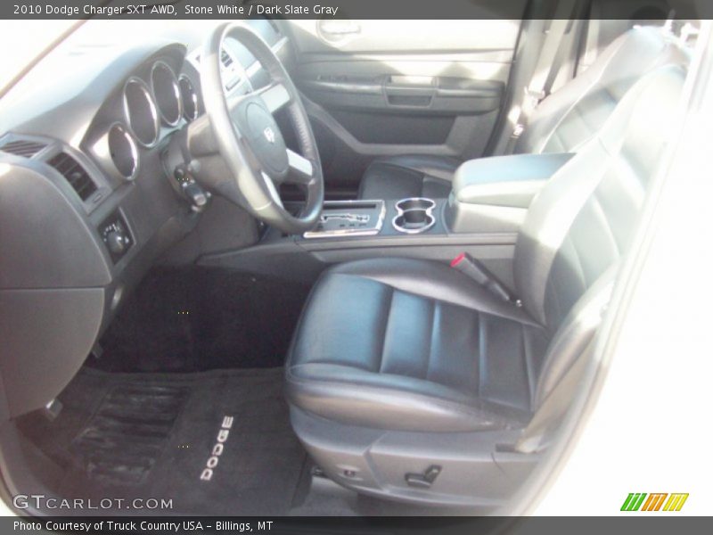 Stone White / Dark Slate Gray 2010 Dodge Charger SXT AWD