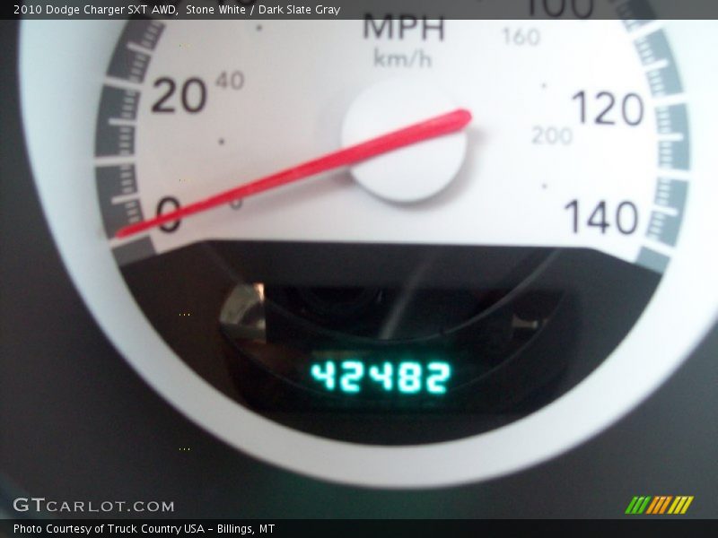 Stone White / Dark Slate Gray 2010 Dodge Charger SXT AWD