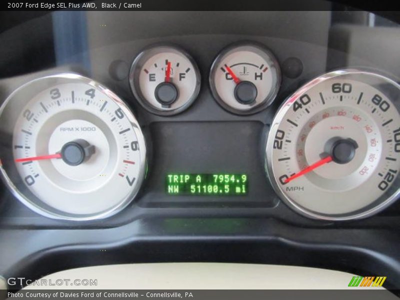Black / Camel 2007 Ford Edge SEL Plus AWD