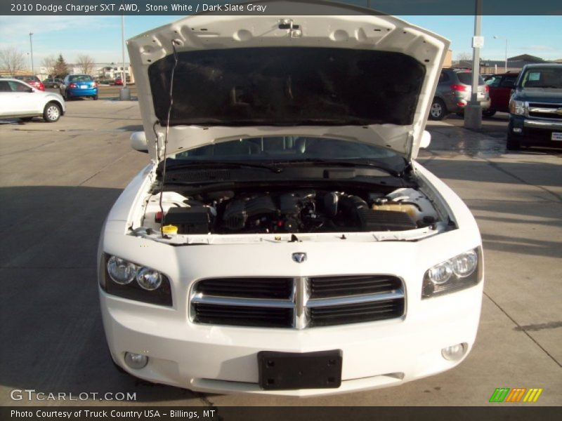Stone White / Dark Slate Gray 2010 Dodge Charger SXT AWD