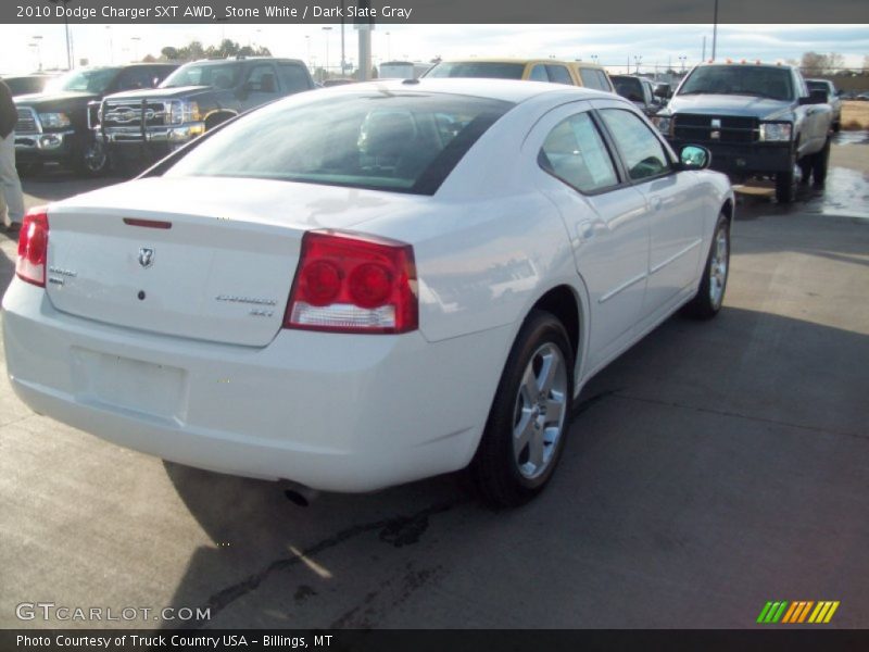 Stone White / Dark Slate Gray 2010 Dodge Charger SXT AWD