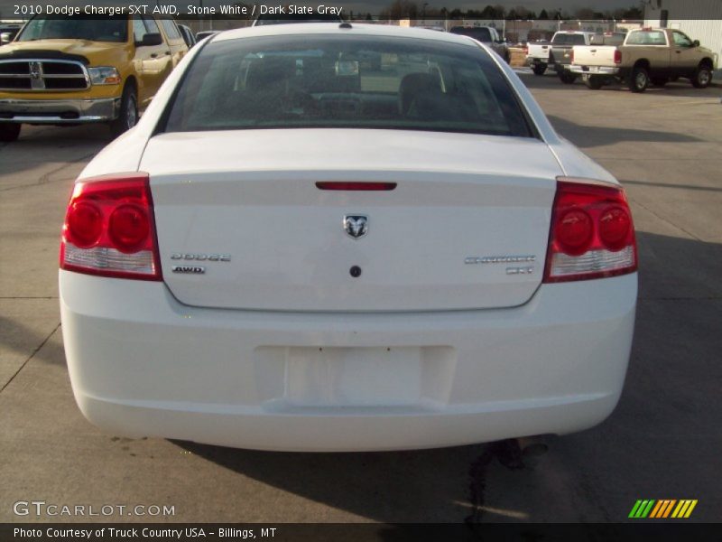 Stone White / Dark Slate Gray 2010 Dodge Charger SXT AWD