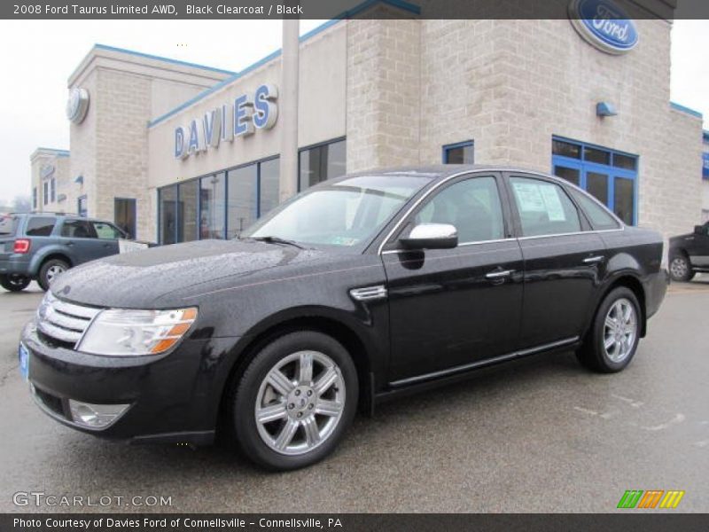 Black Clearcoat / Black 2008 Ford Taurus Limited AWD