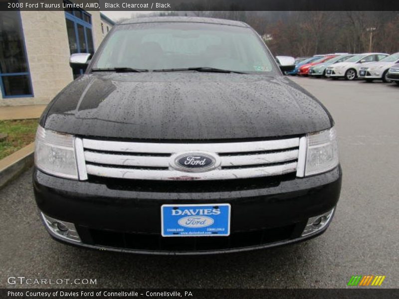 Black Clearcoat / Black 2008 Ford Taurus Limited AWD