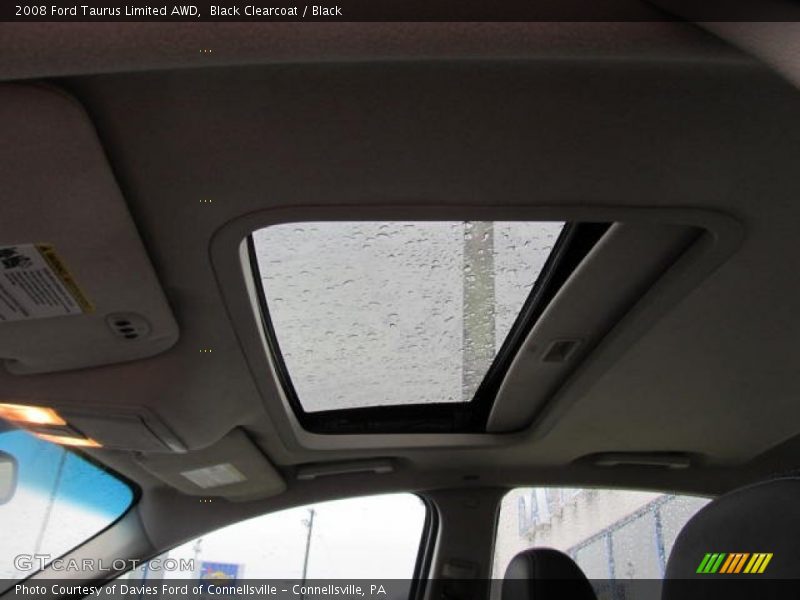 Black Clearcoat / Black 2008 Ford Taurus Limited AWD