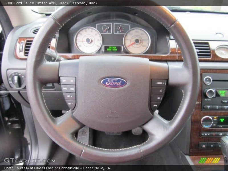 Black Clearcoat / Black 2008 Ford Taurus Limited AWD