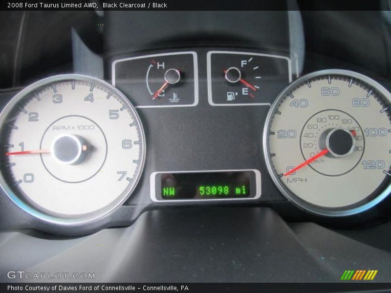 Black Clearcoat / Black 2008 Ford Taurus Limited AWD