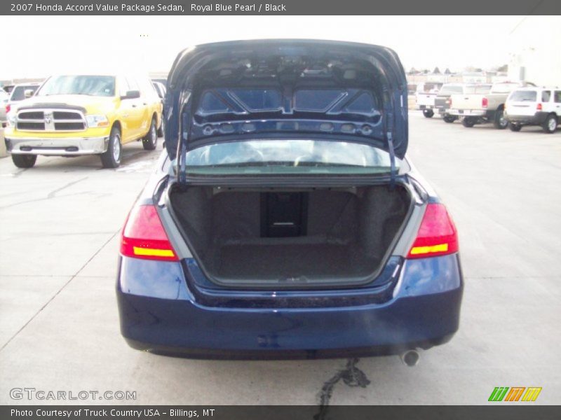 Royal Blue Pearl / Black 2007 Honda Accord Value Package Sedan
