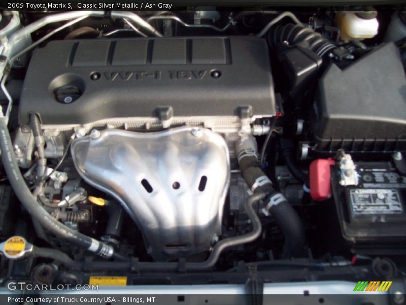  2009 Matrix S Engine - 2.4 Liter DOHC 16-Valve VVT-i 4 Cylinder