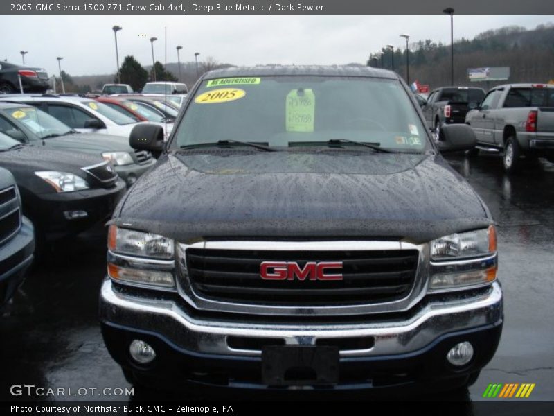 Deep Blue Metallic / Dark Pewter 2005 GMC Sierra 1500 Z71 Crew Cab 4x4