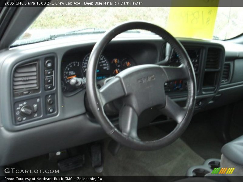 Deep Blue Metallic / Dark Pewter 2005 GMC Sierra 1500 Z71 Crew Cab 4x4