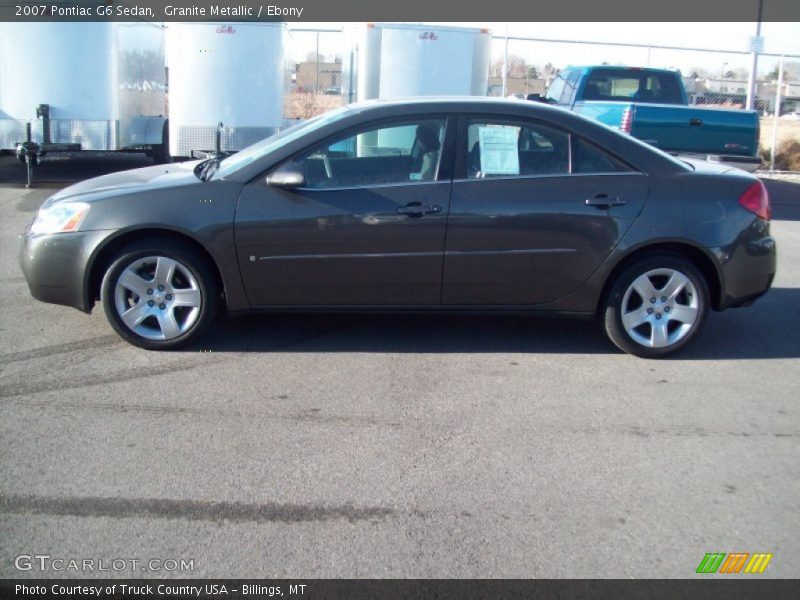 Granite Metallic / Ebony 2007 Pontiac G6 Sedan