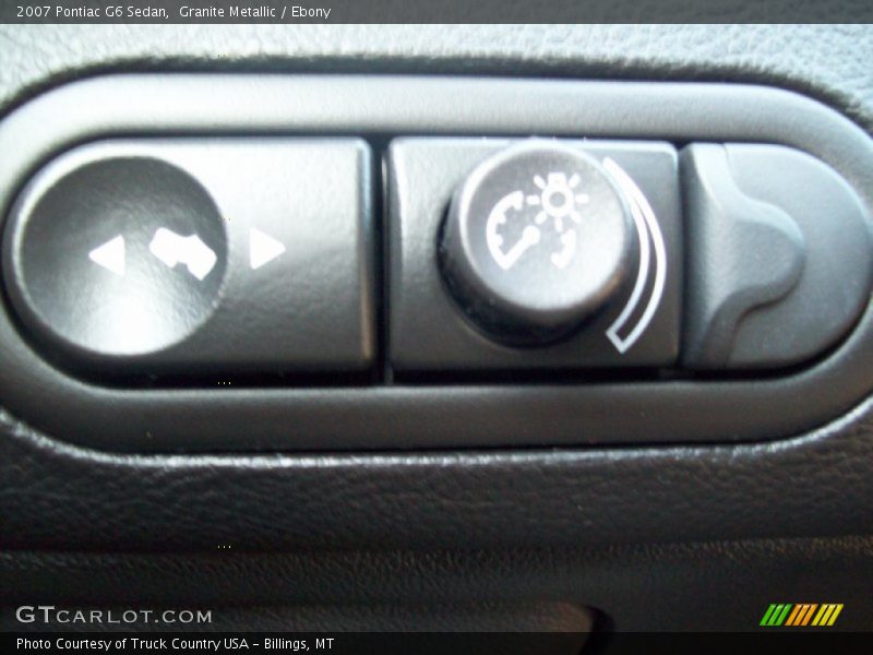 Granite Metallic / Ebony 2007 Pontiac G6 Sedan