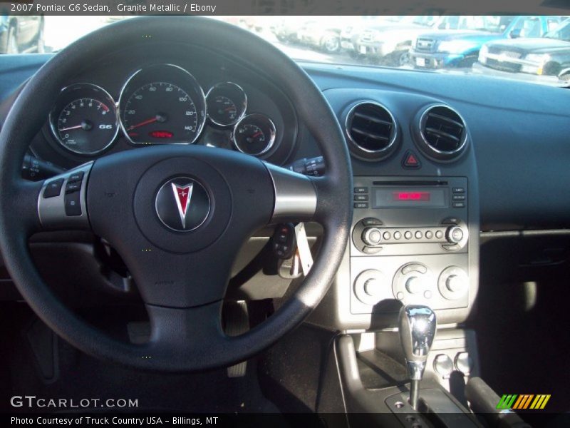 Granite Metallic / Ebony 2007 Pontiac G6 Sedan