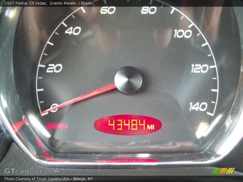 Granite Metallic / Ebony 2007 Pontiac G6 Sedan