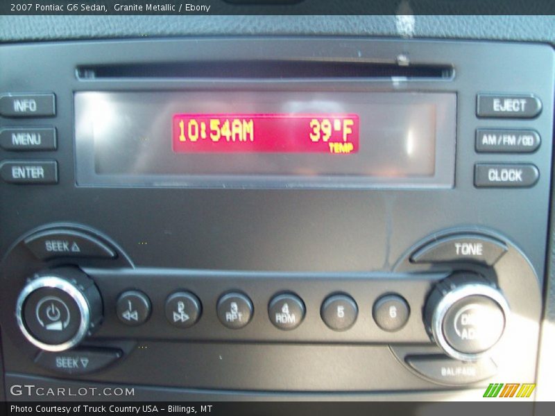 Granite Metallic / Ebony 2007 Pontiac G6 Sedan