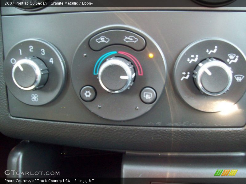 Granite Metallic / Ebony 2007 Pontiac G6 Sedan