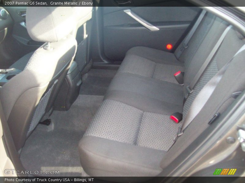 Granite Metallic / Ebony 2007 Pontiac G6 Sedan