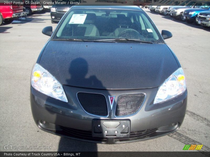 Granite Metallic / Ebony 2007 Pontiac G6 Sedan