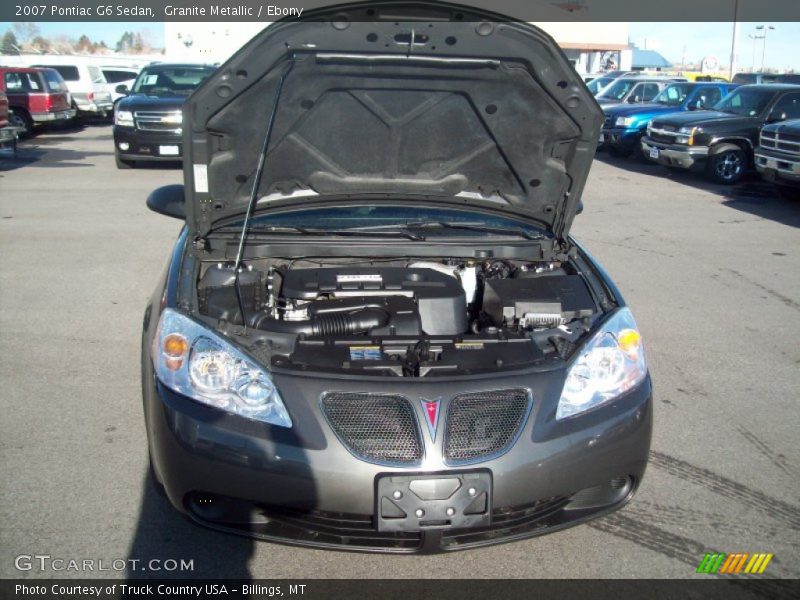 Granite Metallic / Ebony 2007 Pontiac G6 Sedan