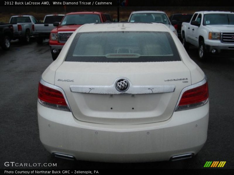 White Diamond Tricoat / Cashmere 2012 Buick LaCrosse AWD