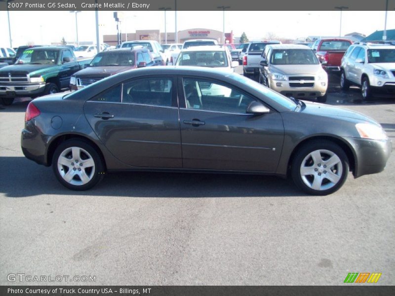 Granite Metallic / Ebony 2007 Pontiac G6 Sedan