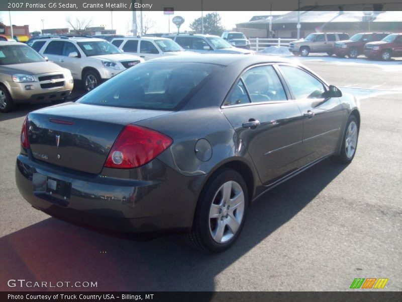 Granite Metallic / Ebony 2007 Pontiac G6 Sedan