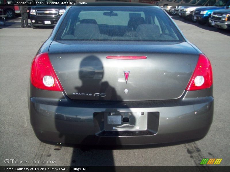 Granite Metallic / Ebony 2007 Pontiac G6 Sedan