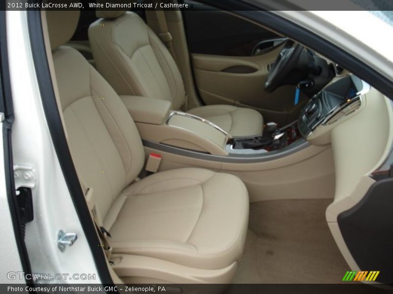 White Diamond Tricoat / Cashmere 2012 Buick LaCrosse AWD