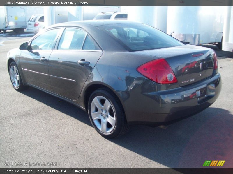 Granite Metallic / Ebony 2007 Pontiac G6 Sedan