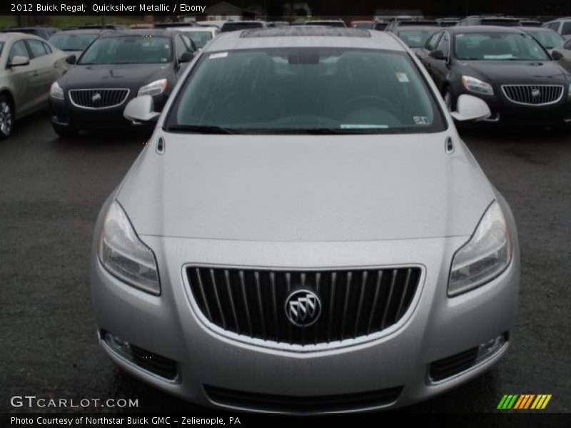 Quicksilver Metallic / Ebony 2012 Buick Regal