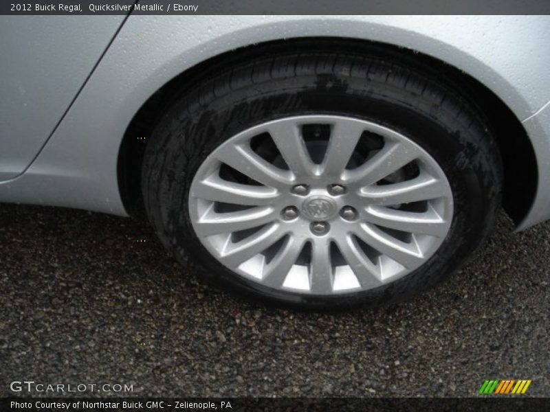 Quicksilver Metallic / Ebony 2012 Buick Regal