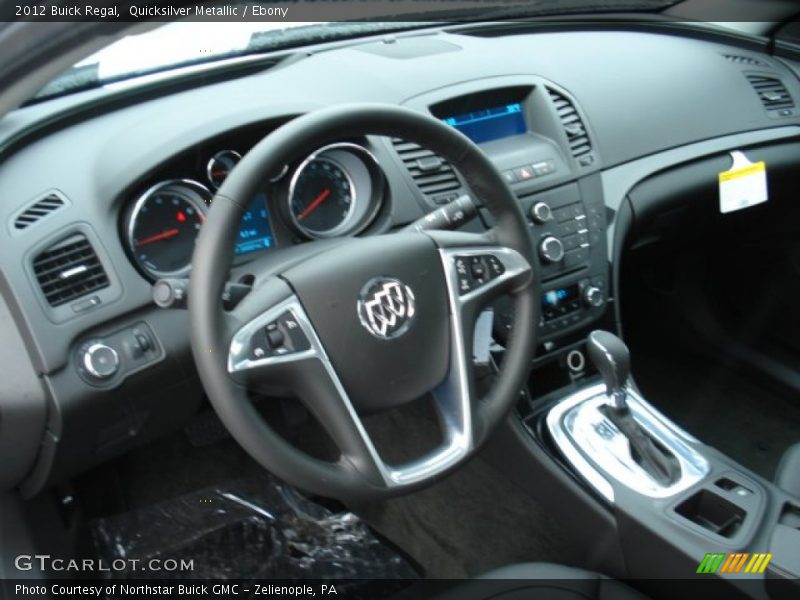 Quicksilver Metallic / Ebony 2012 Buick Regal