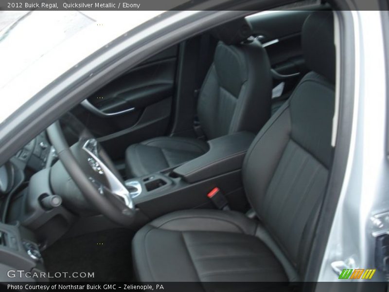 Quicksilver Metallic / Ebony 2012 Buick Regal
