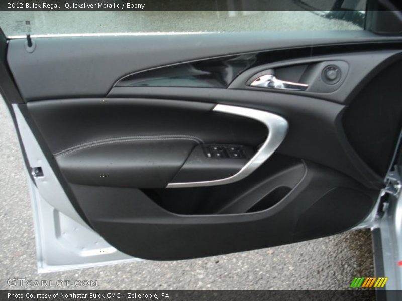 Quicksilver Metallic / Ebony 2012 Buick Regal