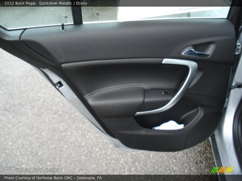 Quicksilver Metallic / Ebony 2012 Buick Regal