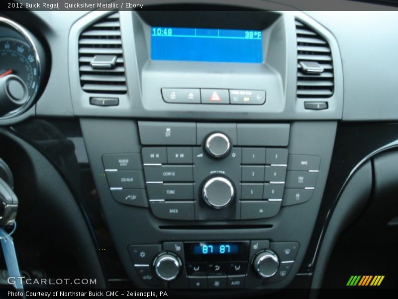 Quicksilver Metallic / Ebony 2012 Buick Regal