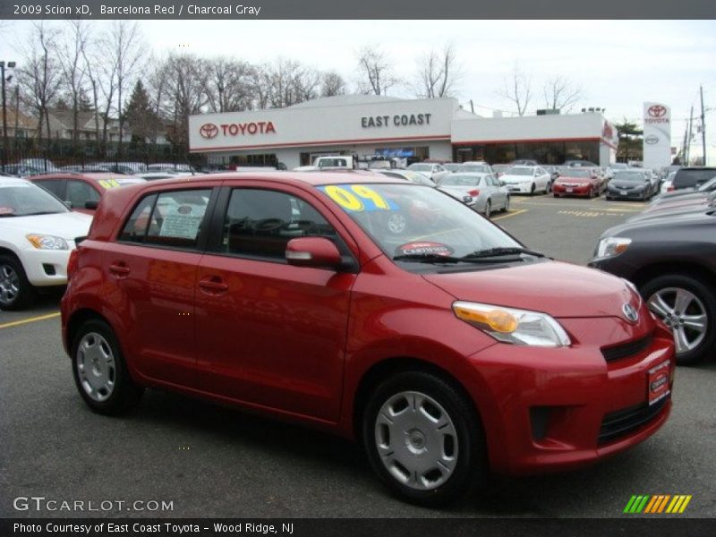 Barcelona Red / Charcoal Gray 2009 Scion xD