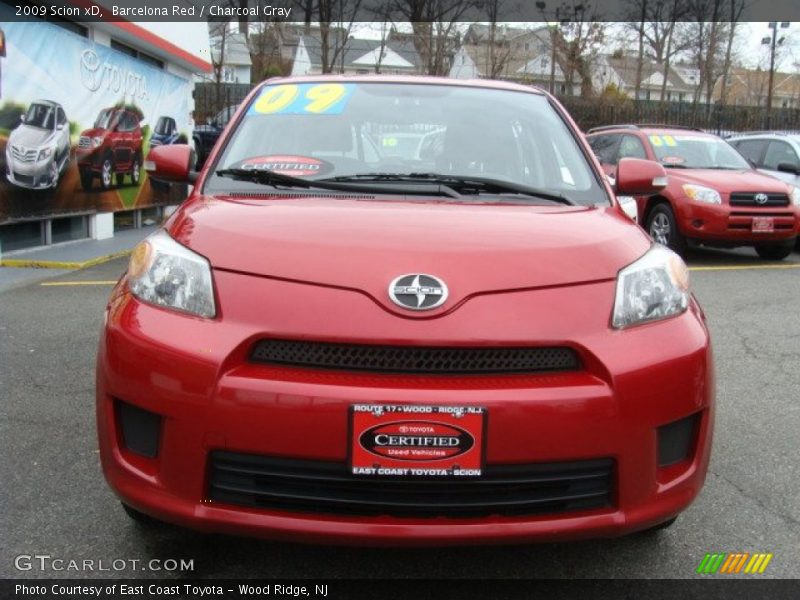 Barcelona Red / Charcoal Gray 2009 Scion xD