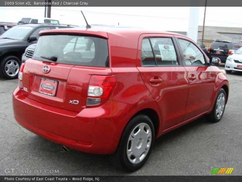 Barcelona Red / Charcoal Gray 2009 Scion xD