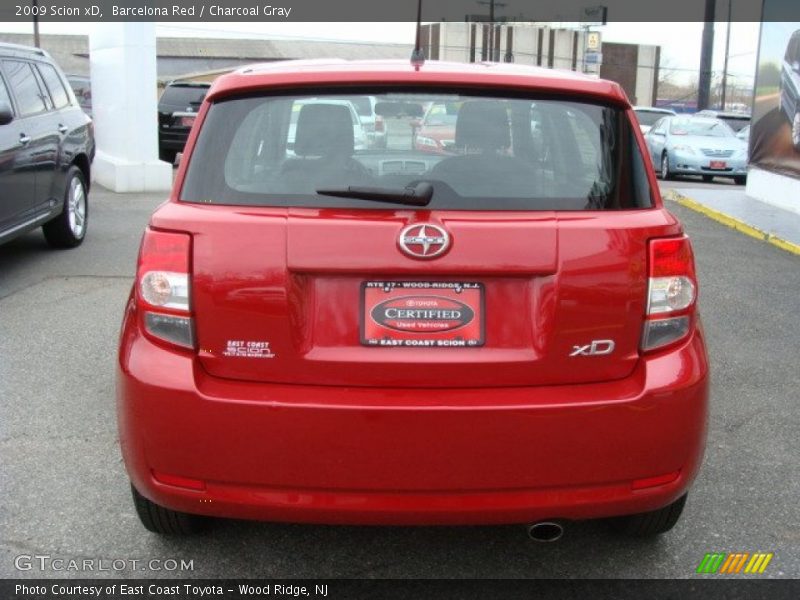 Barcelona Red / Charcoal Gray 2009 Scion xD