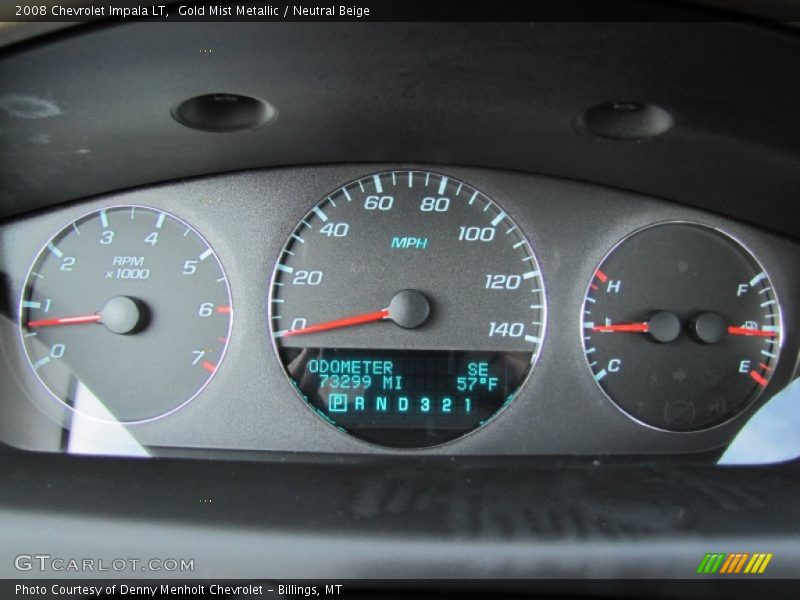  2008 Impala LT LT Gauges