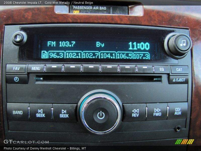 Audio System of 2008 Impala LT